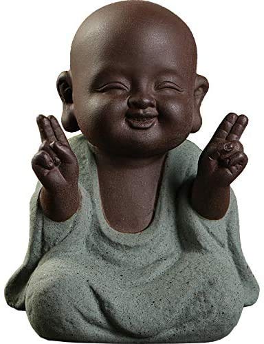 EURASIA® Figura Decorativa de Buda - Budas Decorativos en Resina -  Decoración de Hogar